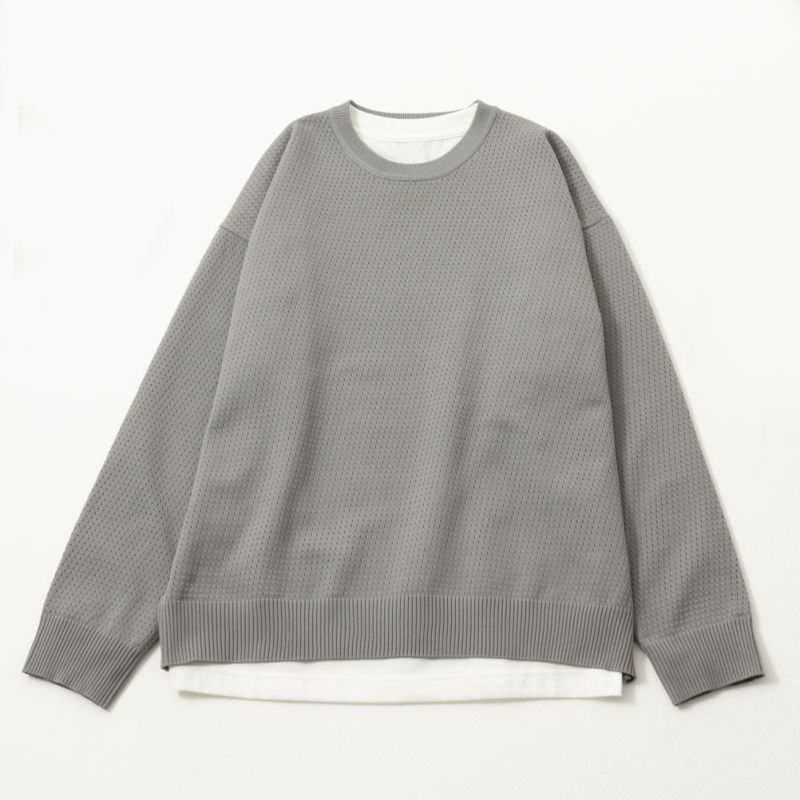 URBAN COLLECTION ニットアンサンブルロングスリーブTシャツ メンズ商品画像-2