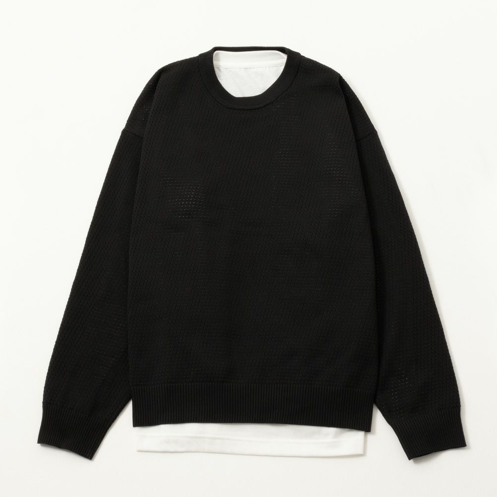 URBAN COLLECTION ニットアンサンブルロングスリーブTシャツ メンズ