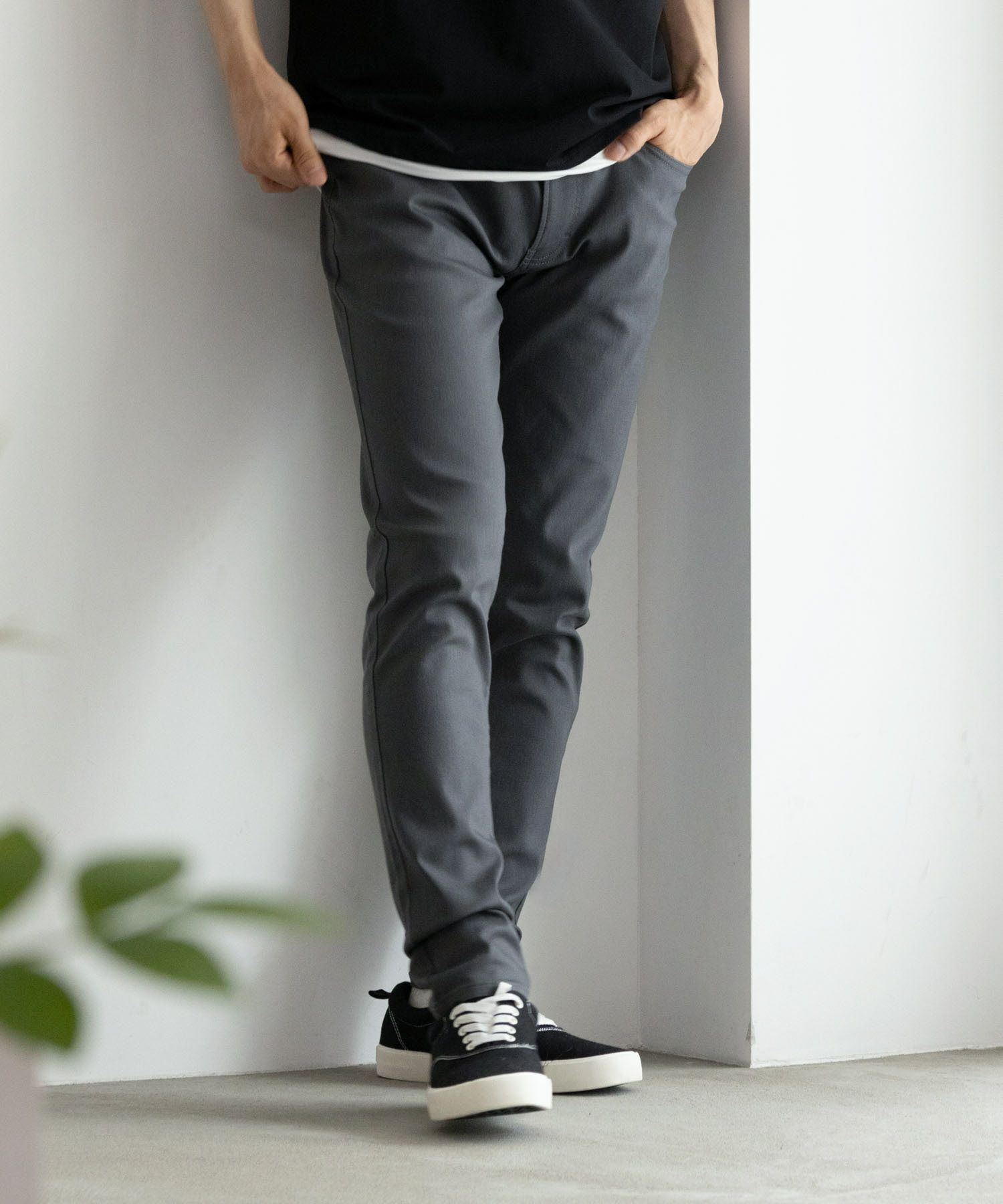 NAVY  RICH COLORS スキニーパンツ メンズ商品サムネイル-14