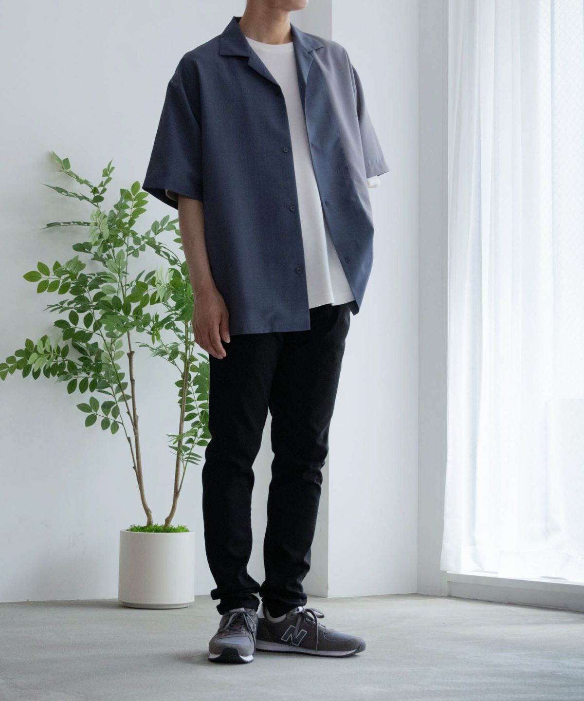 NAVY RICH COLORS スキニーパンツ メンズ