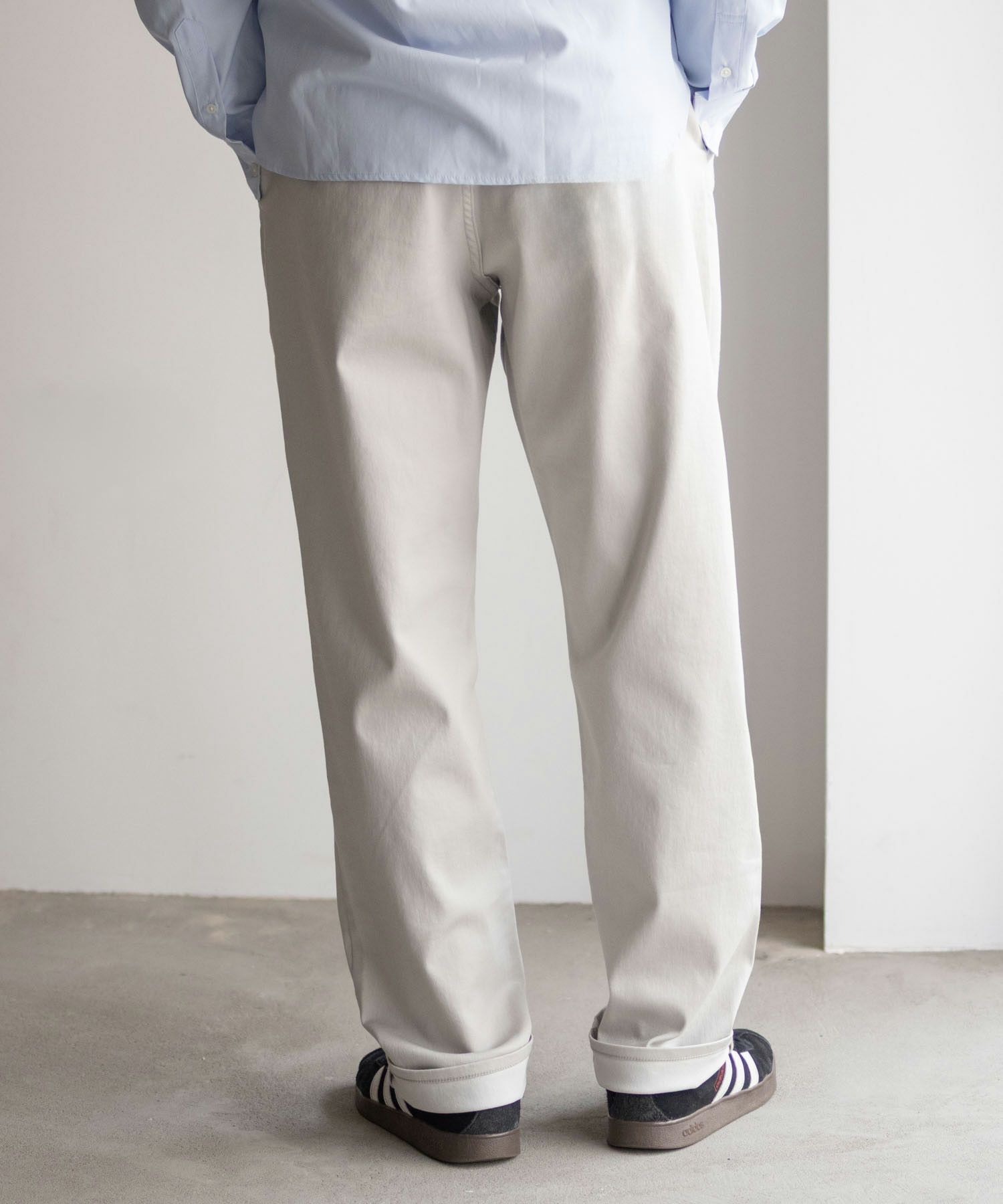 NAVY RICH COLORS テーパードパンツ メンズ