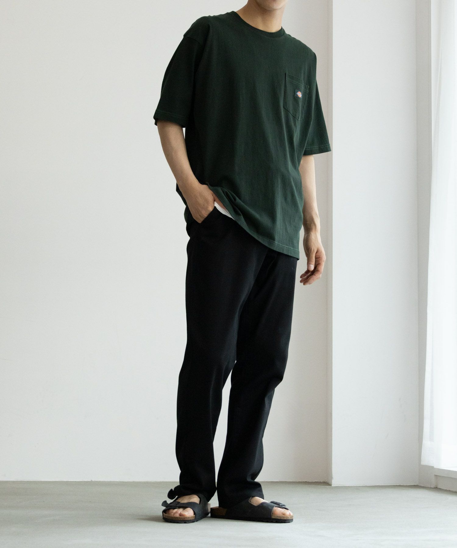 NAVY RICH COLORS テーパードパンツ メンズ