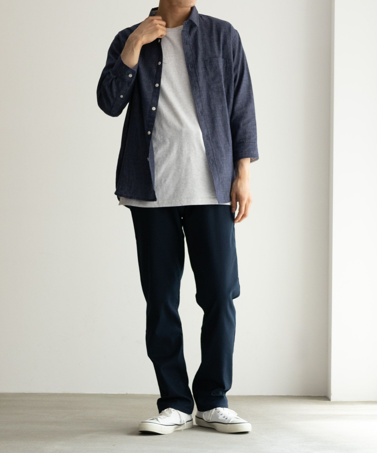 NAVY  RICH COLORS テーパードパンツ メンズ商品サムネイル-22