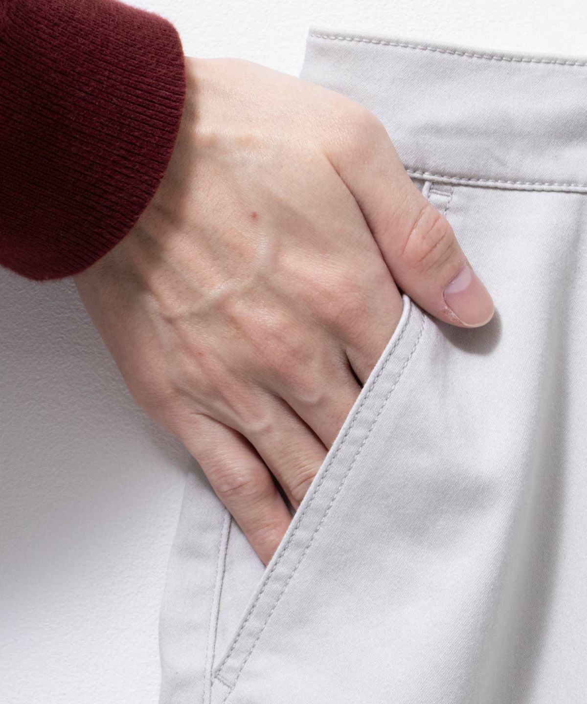 NAVY RICH COLORS テーパードパンツ メンズ