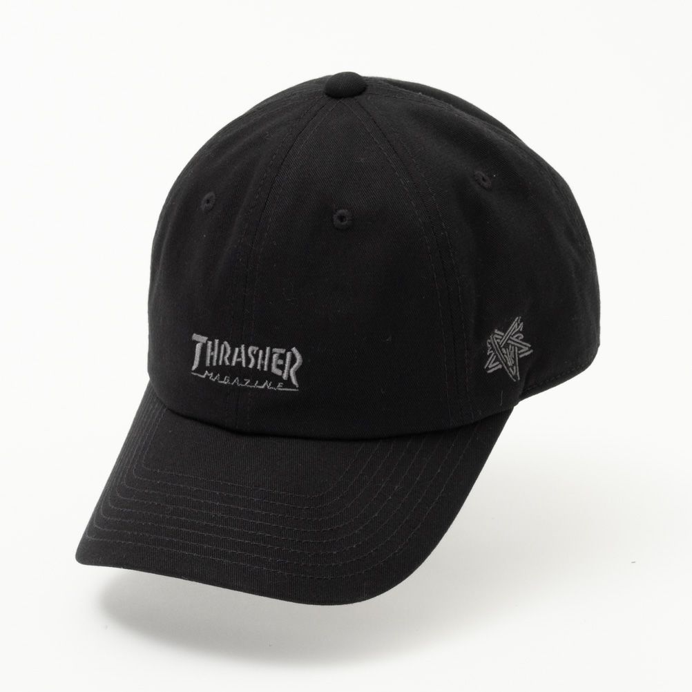 THRASHER ロゴ刺繍ローキャップ メンズ
