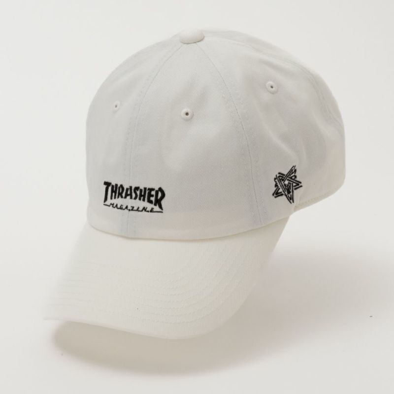 THRASHER ロゴ刺繍ローキャップ メンズ