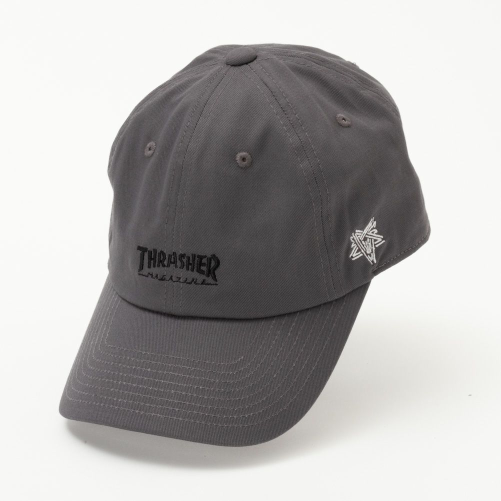 THRASHER ロゴ刺繍ローキャップ メンズ