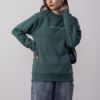 裏起毛ワンポイント刺繍入りトレーナー レディース