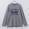 T-GRAPHICS プリント長袖Tシャツ メンズ