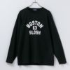 T-GRAPHICS プリント長袖Tシャツ メンズ