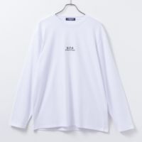 T-GRAPHICS ワンポイント刺繍長袖Tシャツ メンズ