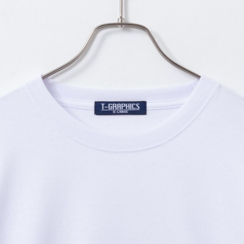 T-GRAPHICS  ワンポイント刺繍長袖Tシャツ メンズ商品画像-7