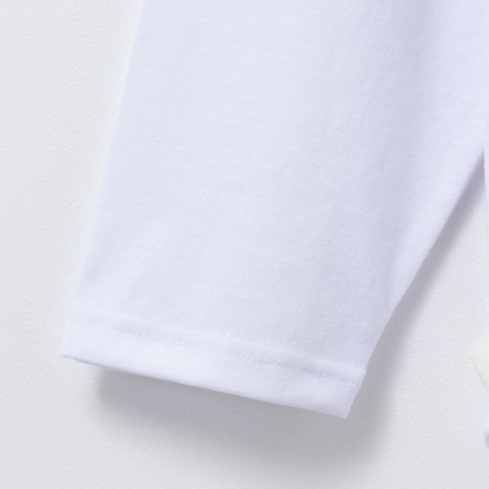 T-GRAPHICS ワンポイント刺繍長袖Tシャツ メンズ