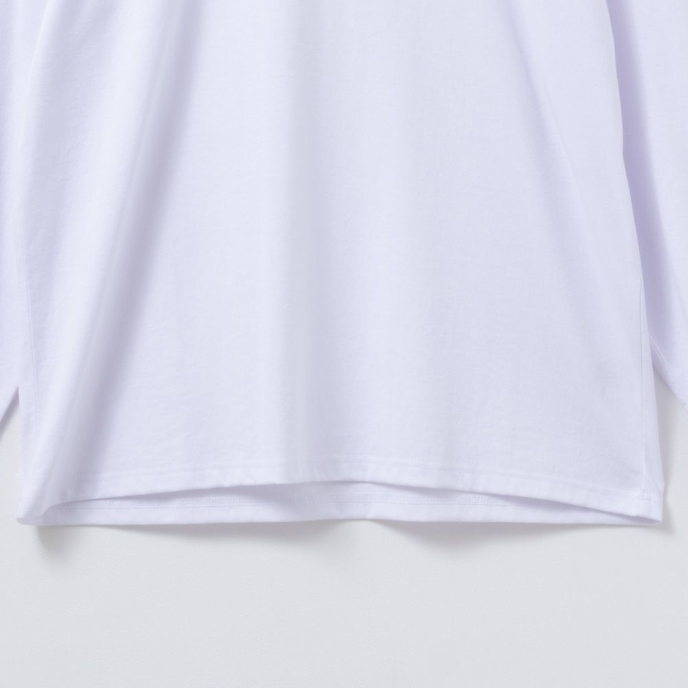T-GRAPHICS ワンポイント刺繍長袖Tシャツ メンズ