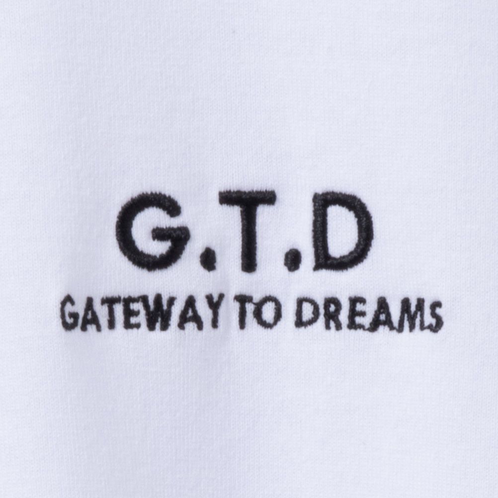 T-GRAPHICS ワンポイント刺繍長袖Tシャツ メンズ