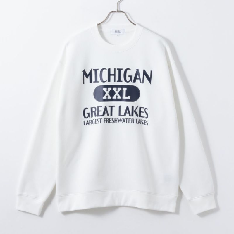 裏起毛プリントトレーナー メンズ商品画像-2