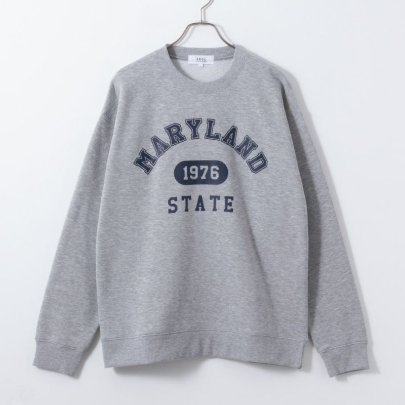 裏起毛プリントトレーナー メンズ商品画像-3