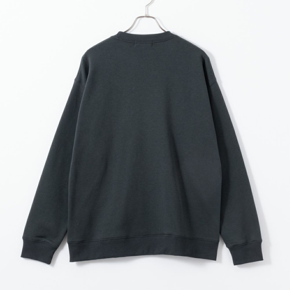 裏起毛プリントトレーナー メンズ