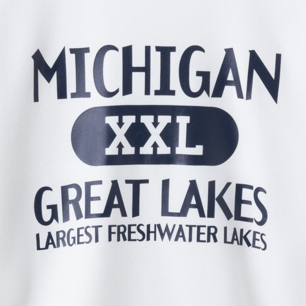 裏起毛プリントトレーナー メンズ