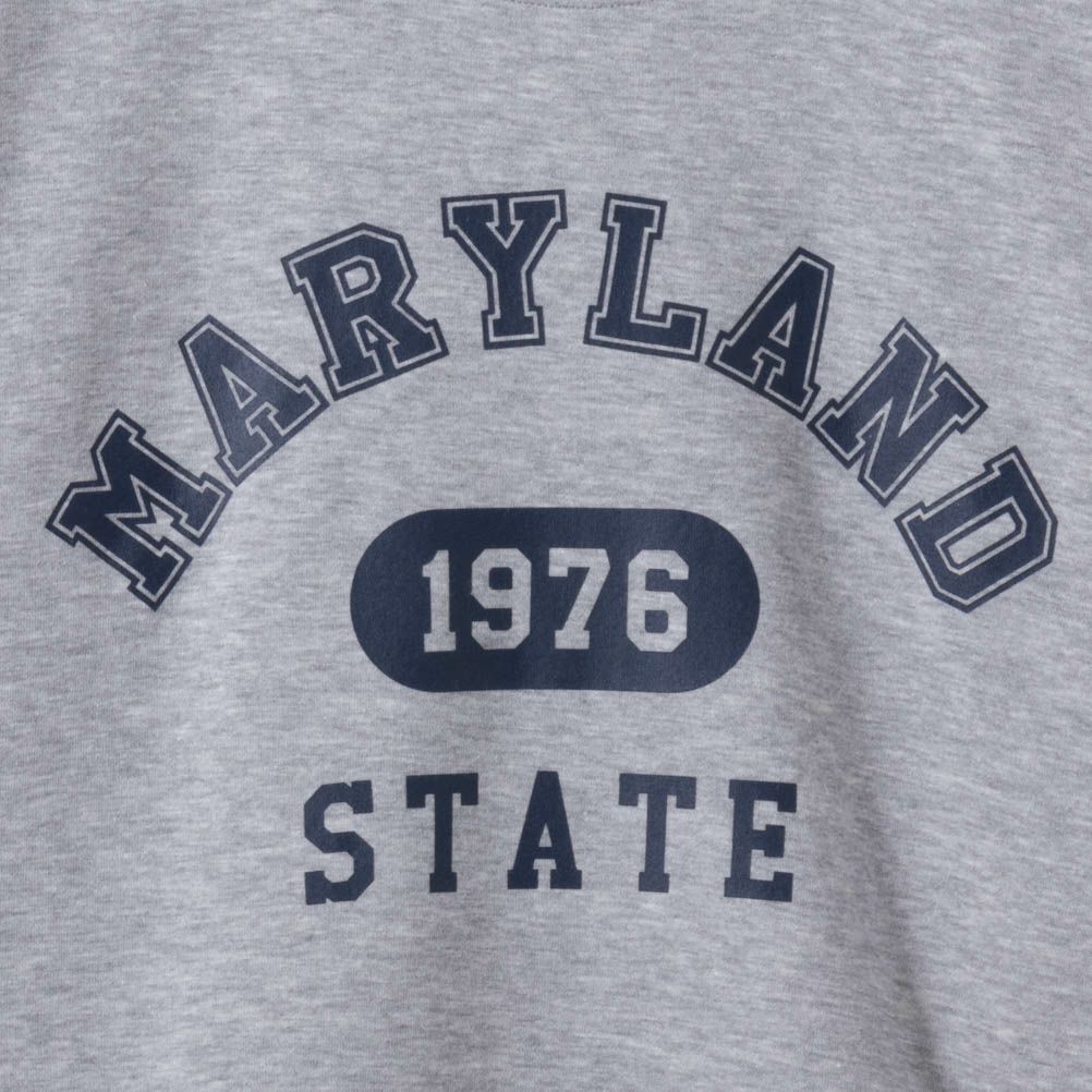 裏起毛プリントトレーナー メンズ