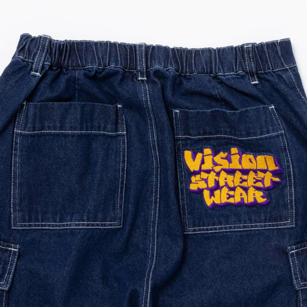 VISION STREET WEAR デニムカーゴパンツ メンズ