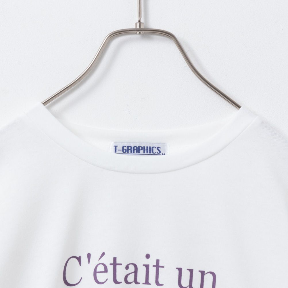 T-GRAPHICS 英字プリント長袖Tシャツ レディース ネコポス 対応商品
