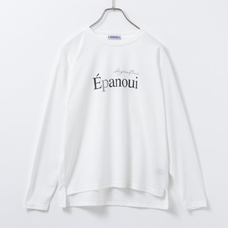 T-GRAPHICS  メッセージロゴ長袖Tシャツ レディース ネコポス 対応商品商品画像-1