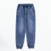NAVY デニムニットケミカルジョガーパンツ キッズ