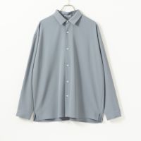 URBAN COLLECTION ドレープツイルレギュラーカラールーズシャツ メンズ