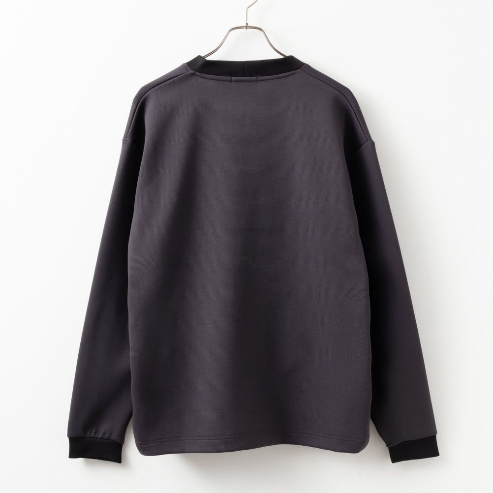 URBAN COLLECTION  ポンチ素材 エアスムージー配色カーディガン メンズ商品画像-3