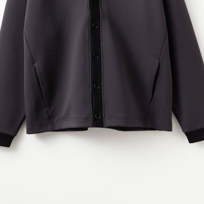 URBAN COLLECTION  ポンチ素材 エアスムージー配色カーディガン メンズ商品画像-6