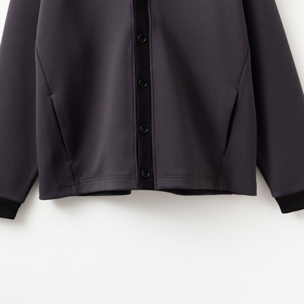 URBAN COLLECTION ポンチ素材 エアースムージー配色カーディガン メンズ