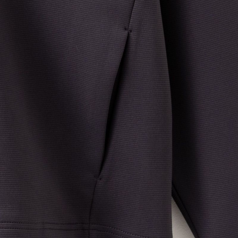 URBAN COLLECTION  ポンチ素材 エアスムージー配色カーディガン メンズ商品画像-7