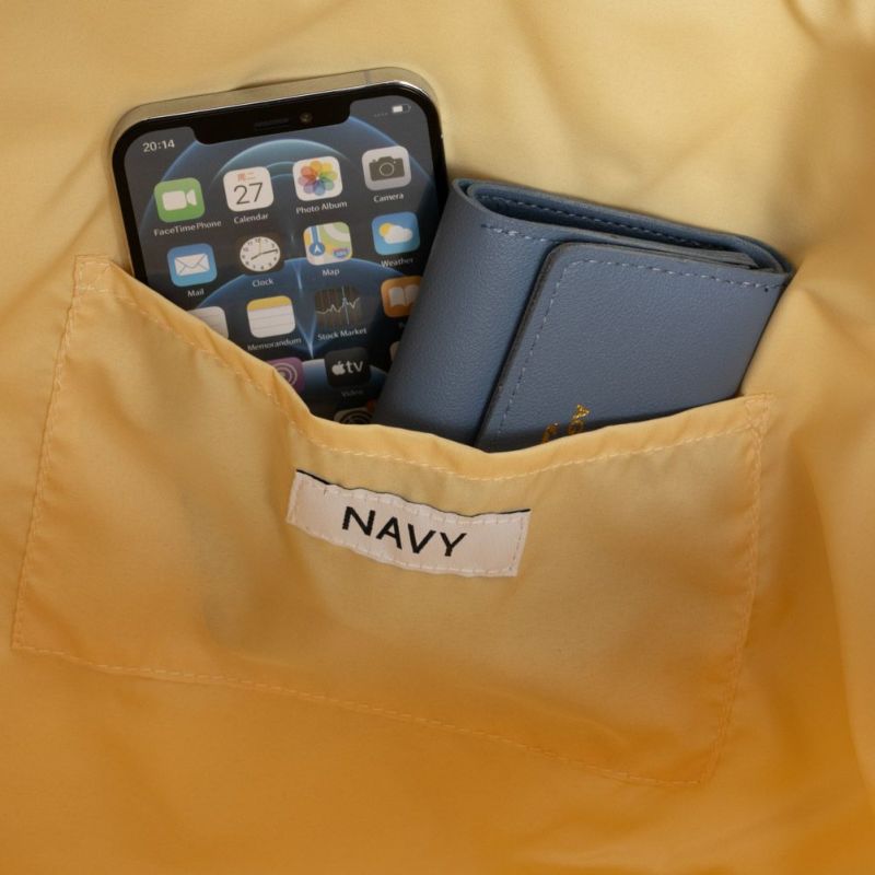 NAVY  キルトボンディングバッグ商品画像-10