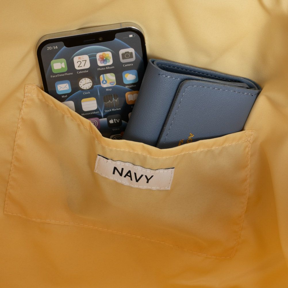 NAVY キルトボンディングバッグ