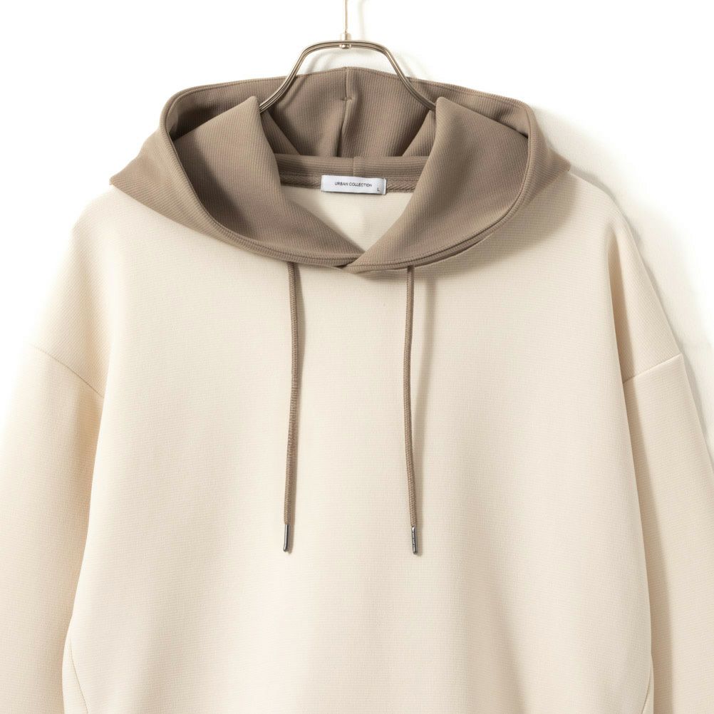 URBAN COLLECTION  エアスムージー 配色切替パーカー メンズ商品画像-4