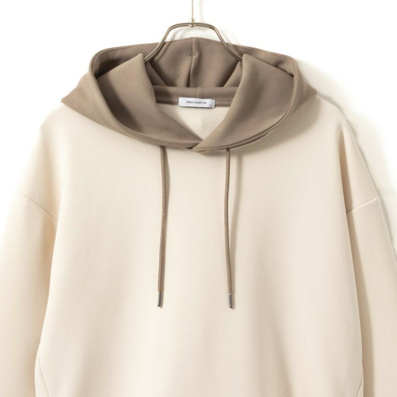 URBAN COLLECTION エアスムージー 配色切替パーカー メンズ商品画像-4