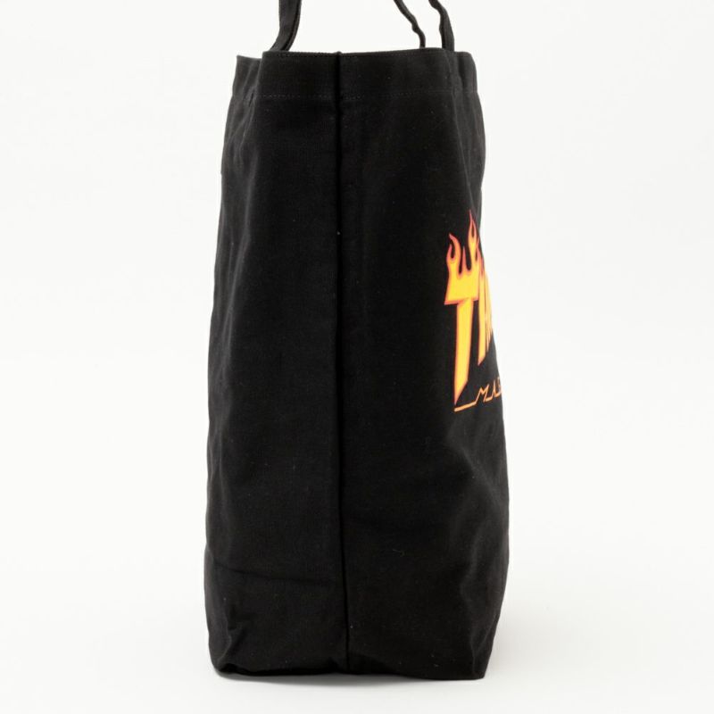 [期間限定価格]【オンラインストア限定】THRASHER  ファイヤーロゴプリントトート商品画像-4