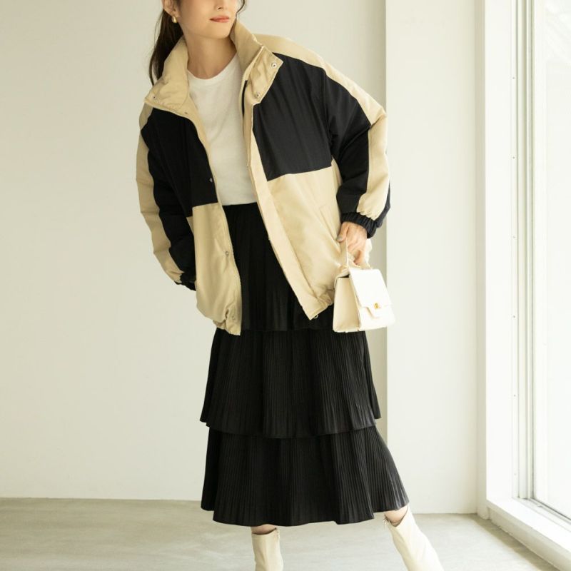 NAVY  中綿切り替えアウター レディース商品画像-1