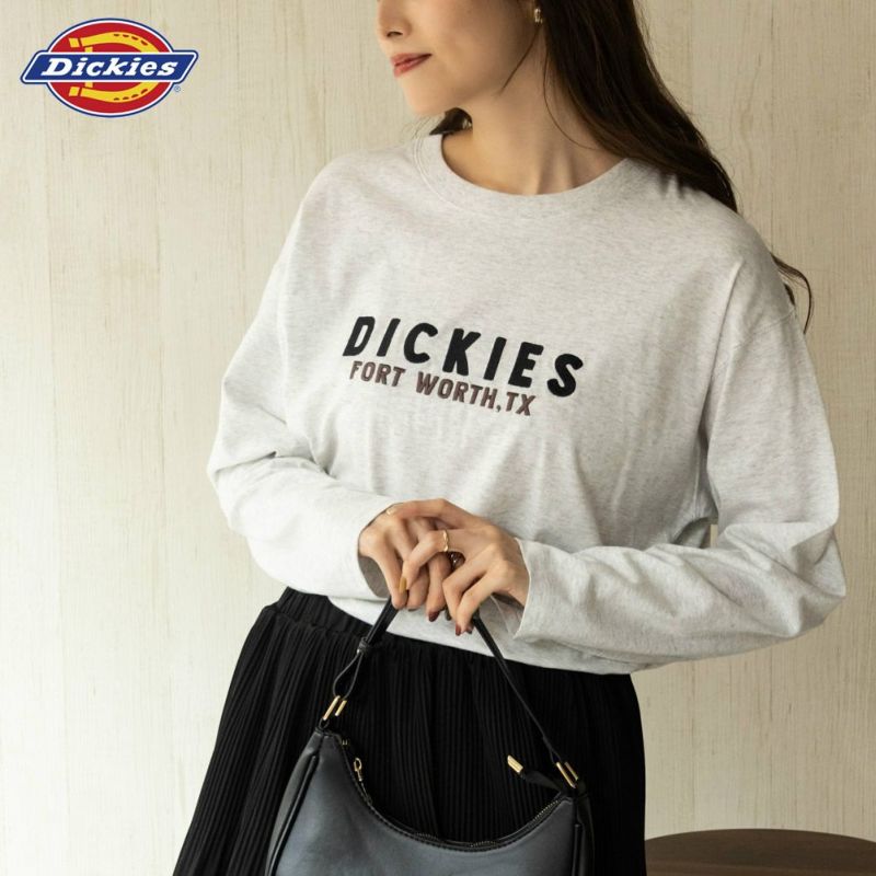 Dickies  天竺ロングスリーブTシャツ レディース メール便 対応商品商品画像-1