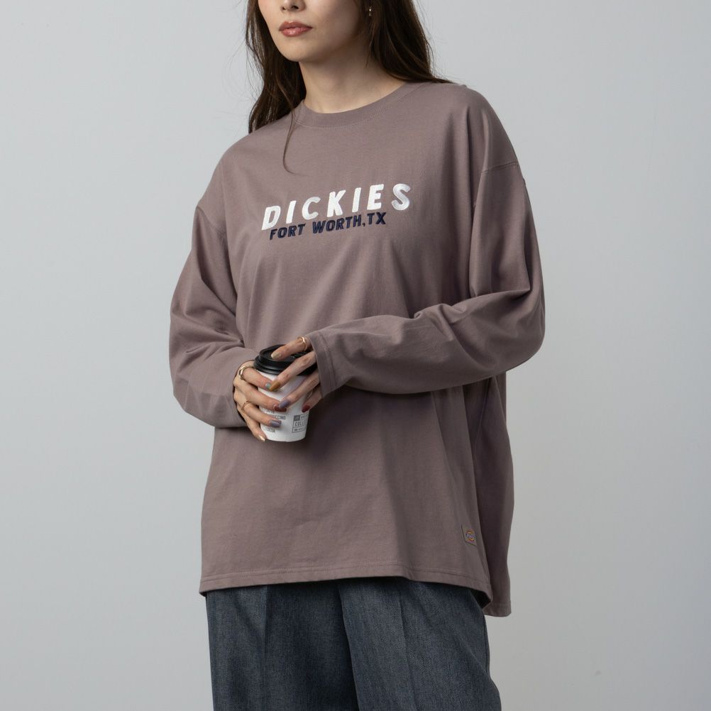 Dickies 天竺ロングスリーブTシャツ レディース メール便 対応商品商品画像-4