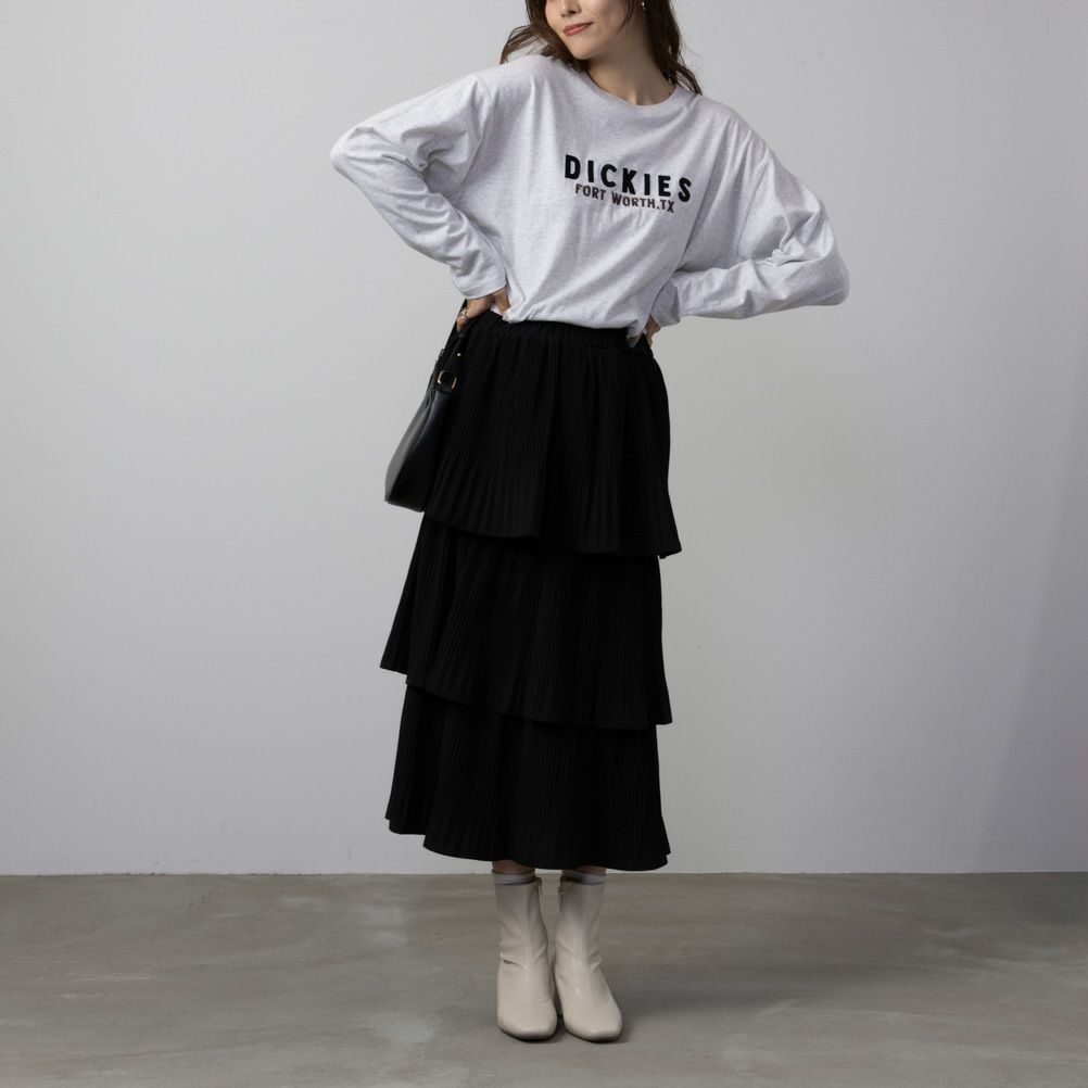 Dickies 天竺ロングスリーブTシャツ レディース メール便 対応商品商品画像-5