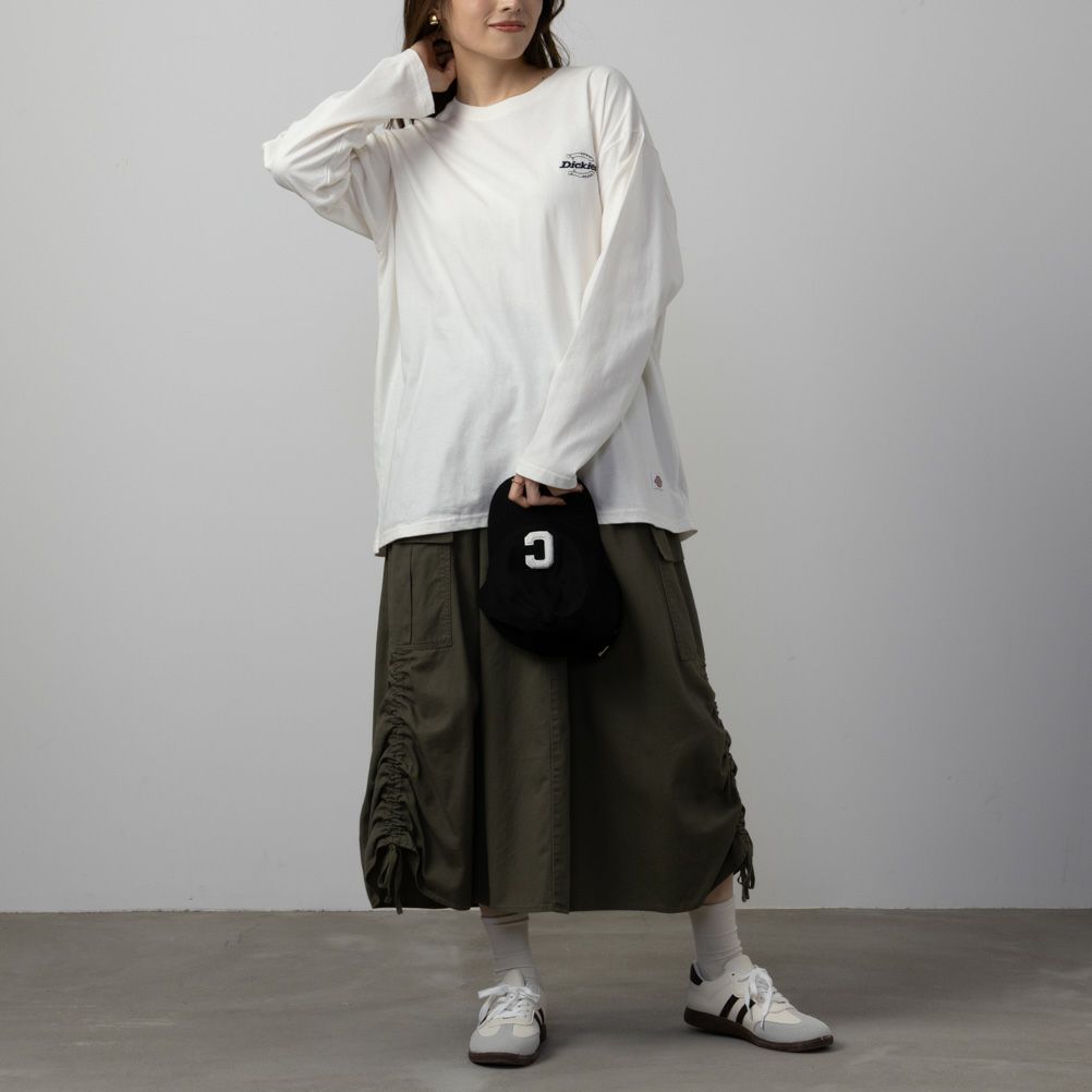 Dickies 天竺ロングスリーブTシャツ レディース メール便 対応商品商品画像-8