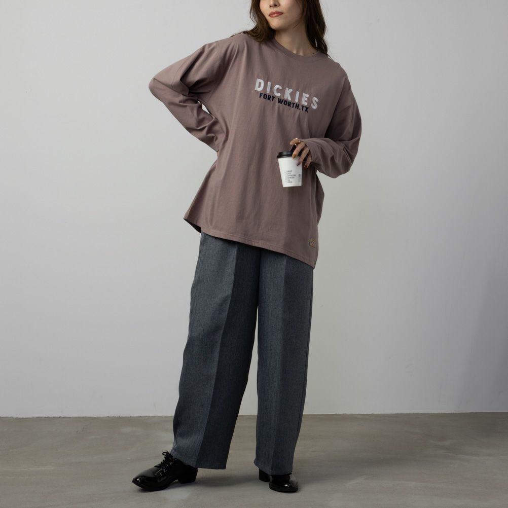 Dickies 天竺ロングスリーブTシャツ レディース ネコポス 対応商品