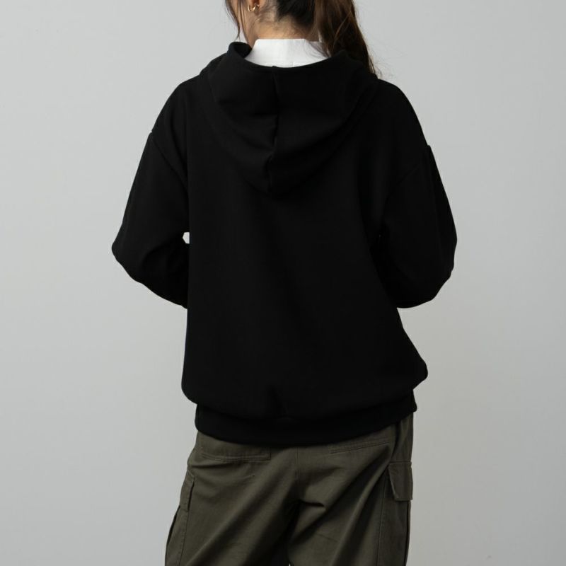 NAVY  フワモチパーカー レディース商品画像-6