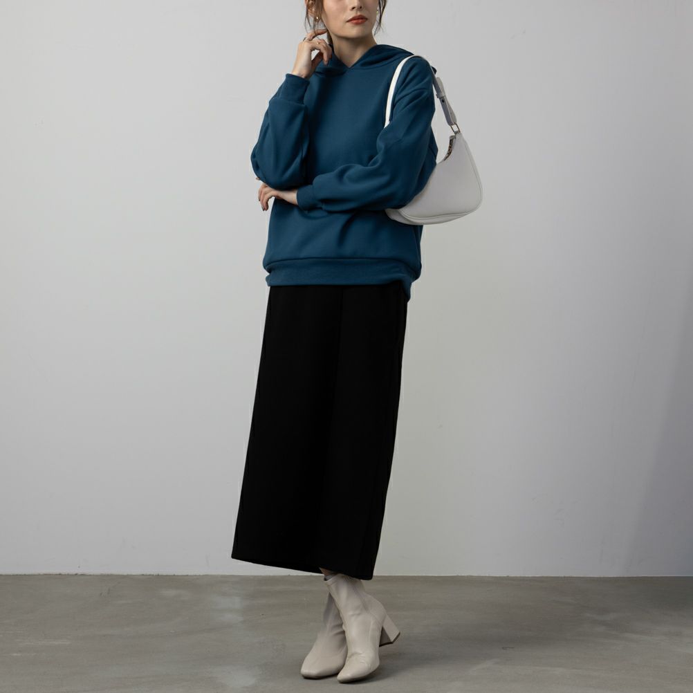 NAVY フワモチパーカー レディース商品画像-7