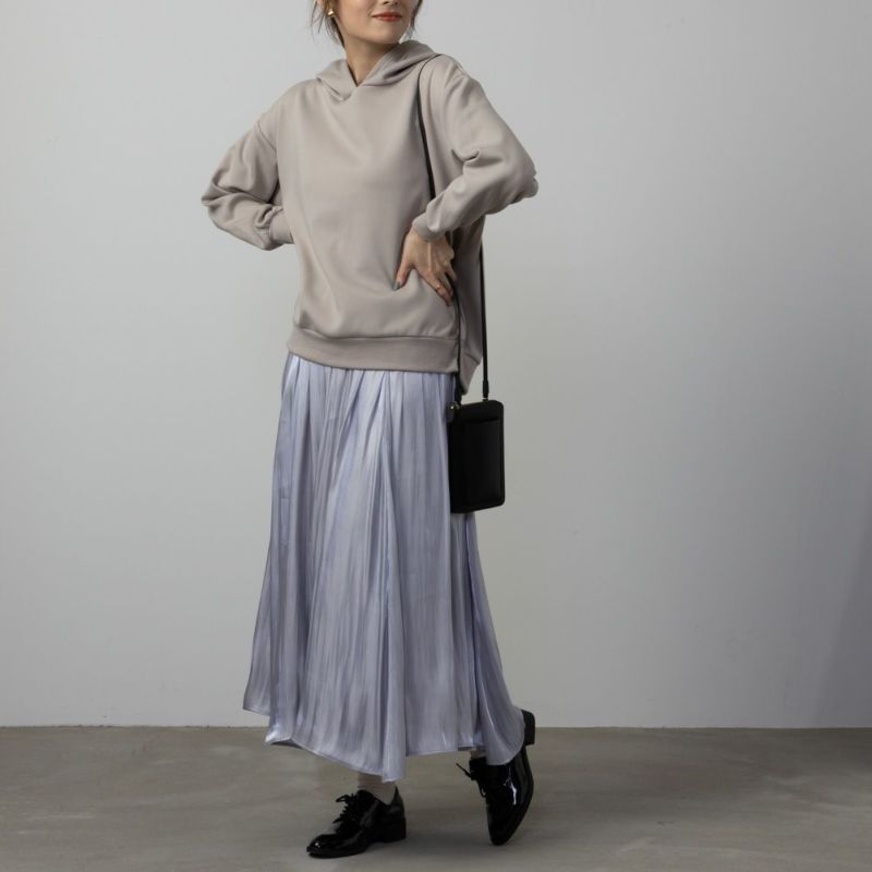 NAVY  フワモチパーカー レディース商品画像-8