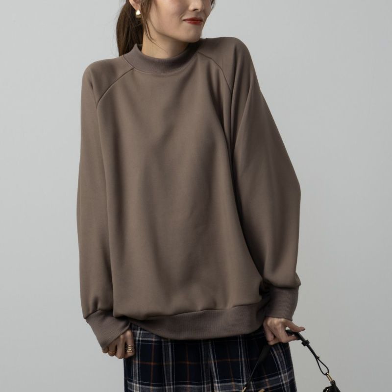 NAVY  フワモチハイネックプルオーバー レディース商品画像-3