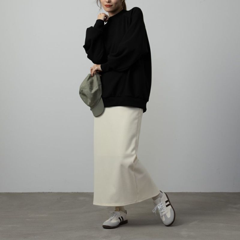 NAVY  フワモチハイネックプルオーバー レディース商品画像-7