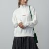 Dickies ミニ裏毛ハーフジップトレーナー レディース